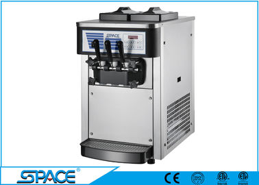 3 Flavors Commercial Countertop Soft Serve Ice Cream Machine 20 L/H Capacity