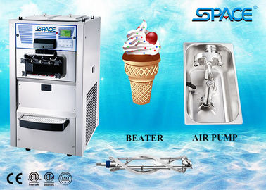 3 hương vị mềm phục vụ thương mại Ice Cream Maker, nhà hàng máy làm kem